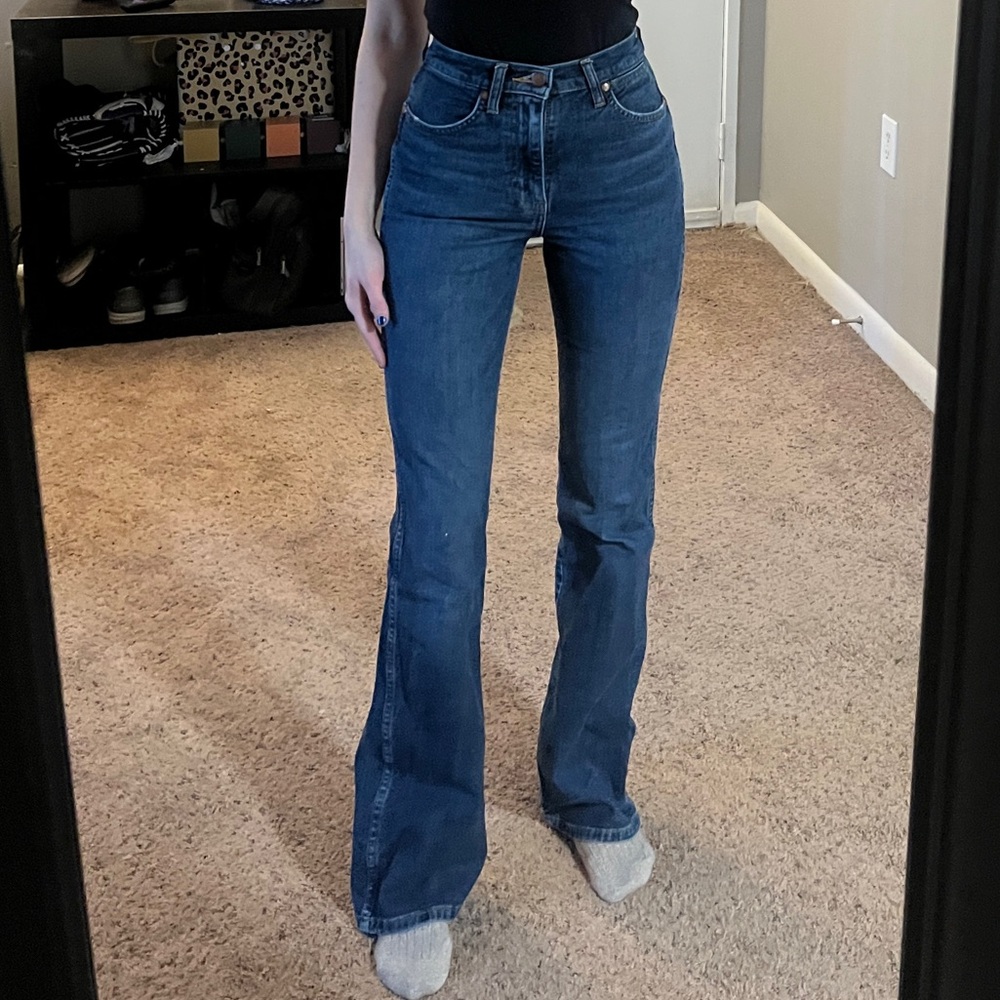 Wrangler High Rise Bootcut Denim